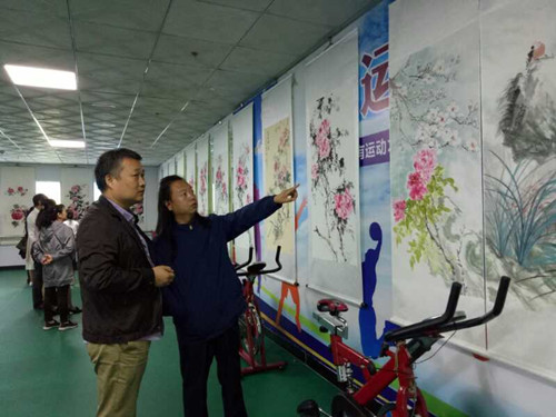 安陽(yáng)市林陽(yáng)傳統(tǒng)寫(xiě)意花鳥(niǎo)畫(huà)研修班—— 迎國(guó)慶華強(qiáng)城社區(qū)《 盛世 花開(kāi)》國(guó)畫(huà)展