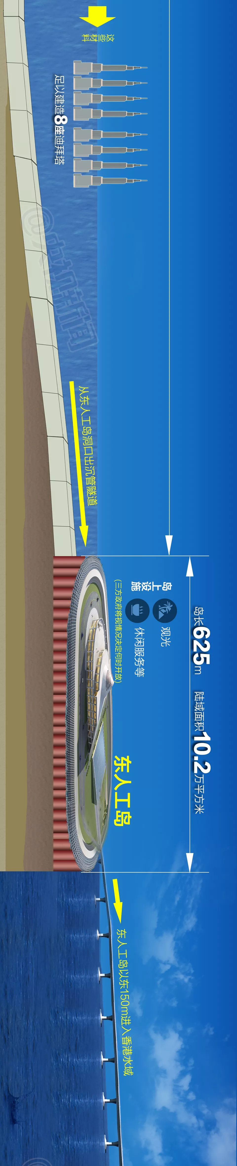 震撼！一張長圖帶你領略港珠澳大橋