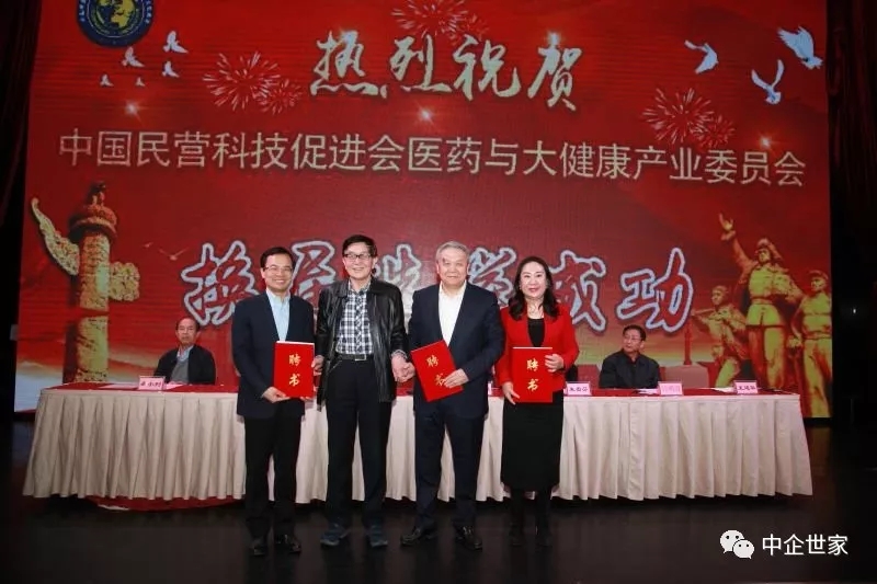 中國民營科技促進會醫(yī)藥與大健康產(chǎn)業(yè)委員會圓滿換屆，王建華當選會長