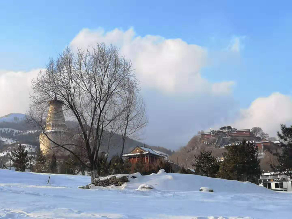 雪中五臺(tái)山