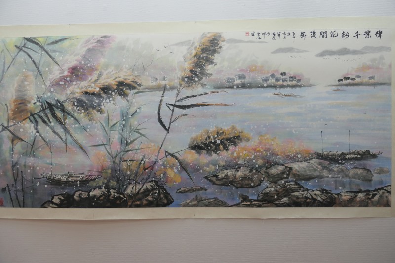 偉業(yè)千秋頌--張?jiān)坪熒鷷?shū)畫(huà)作品展暨收徒儀式在北京隆重舉行
