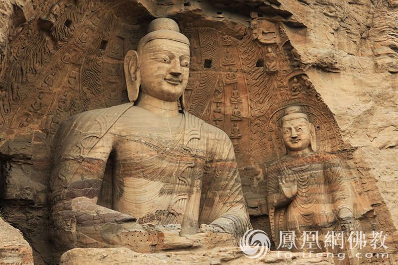 他是云岡石窟的標(biāo)志 常常出現(xiàn)在畫冊中