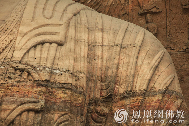 他是云岡石窟的標(biāo)志 常常出現(xiàn)在畫冊中