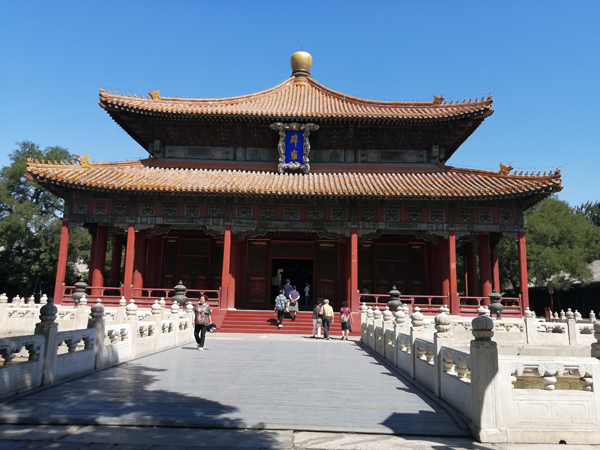 初秋艷陽下的國子監(jiān)與孔廟