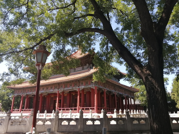 初秋艷陽下的國子監(jiān)與孔廟