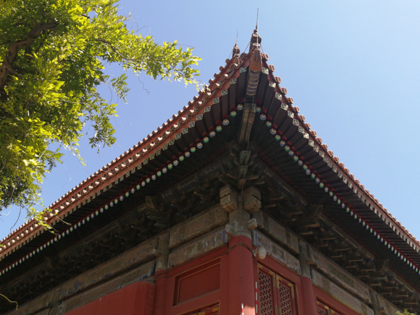 初秋艷陽下的國子監(jiān)與孔廟