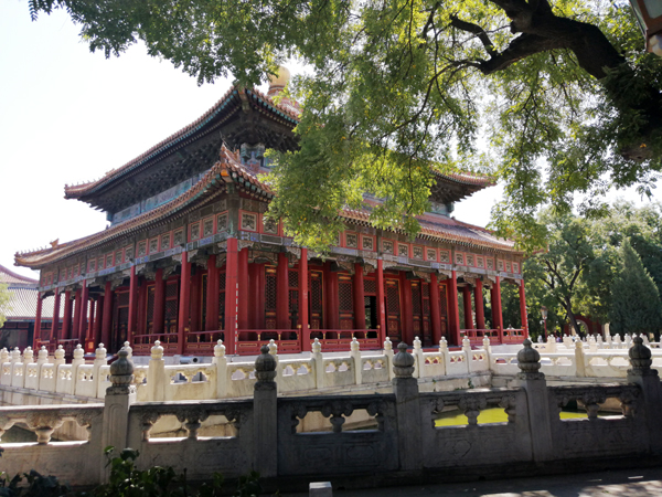 初秋艷陽下的國子監(jiān)與孔廟