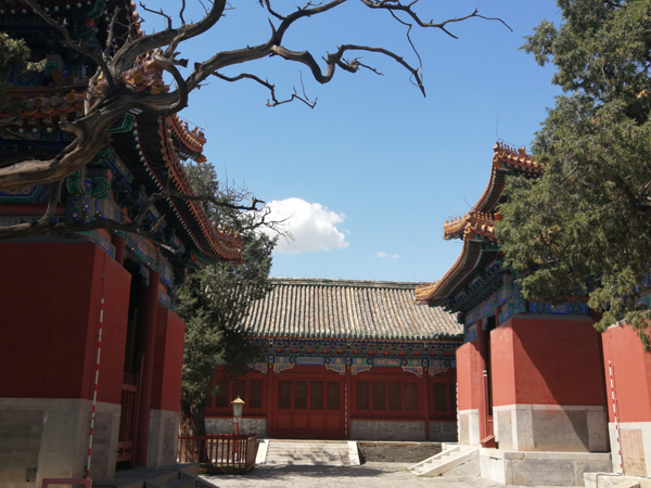 初秋艷陽下的國子監(jiān)與孔廟