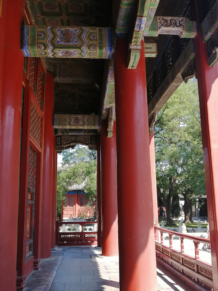 初秋艷陽下的國子監(jiān)與孔廟