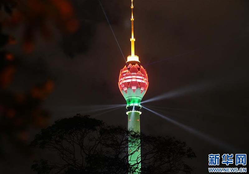 中企承建的南亞最高電視塔