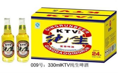 009號(hào)：330ml青島青潤(rùn)KTV純生