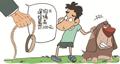 遛狗不拴繩行為很常見(jiàn) 不文明養(yǎng)犬行為怎么管？