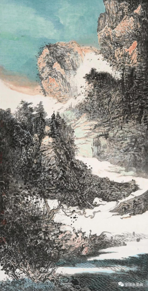 李砥山水畫作品欣賞