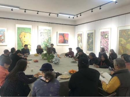 在希望的田野上——王蔚蘭繪畫作品展在京舉行