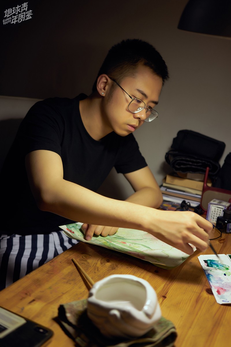 人五:畫了上百種水彩植物的插畫師