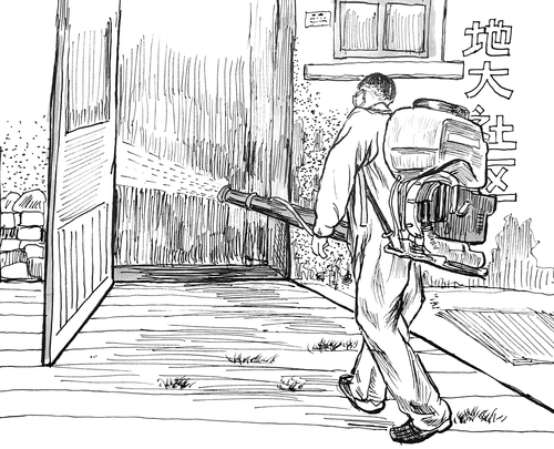 武漢高校教師鋼筆畫(huà)記錄戰(zhàn)“疫”瞬間
