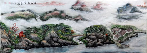 “致敬‘抗疫’英雄——人民藝術(shù)家在行動(dòng)”之袁德玉書(shū)畫(huà)作品