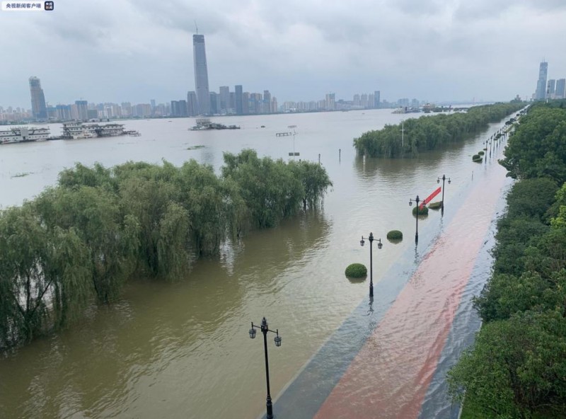 江蘇南京河湖水位全面超警！長江南京水位超警戒水位1.23米