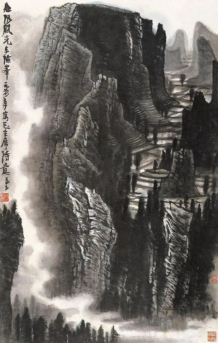 齊白石傳授筆法三昧：抓緊了，不要掉下來