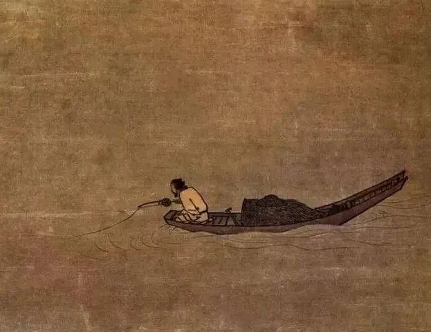 宋代馬遠(yuǎn)（1140-1225），《寒江獨(dú)釣圖》。
