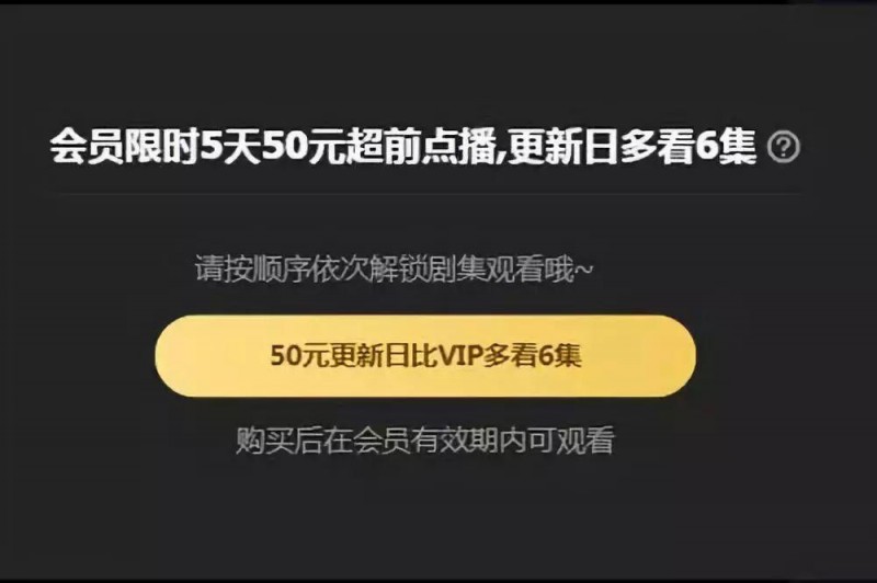 超前點(diǎn)播、VVIP、會(huì)員專屬結(jié)局 視頻平臺(tái)花樣賺錢
