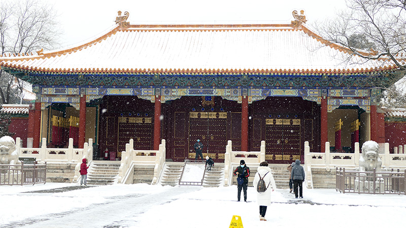 雪中景山公園、故宮——李月攝影