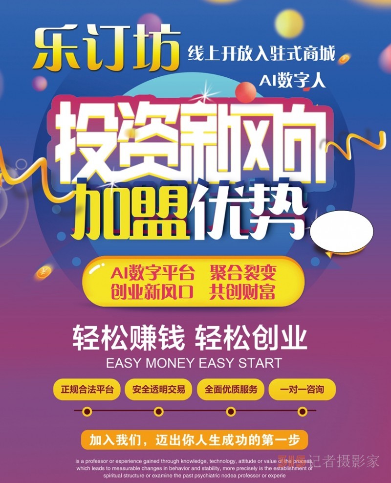樂訂坊數(shù)字人AI技術(shù)+315記者攝影家與影樓及攝影師業(yè)務(wù)合作運(yùn)營方案