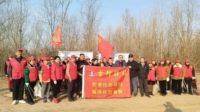 凈壩護(hù)淮，志愿同行     宋灘社區(qū)開(kāi)展淮河生態(tài)環(huán)境清理活動(dòng)