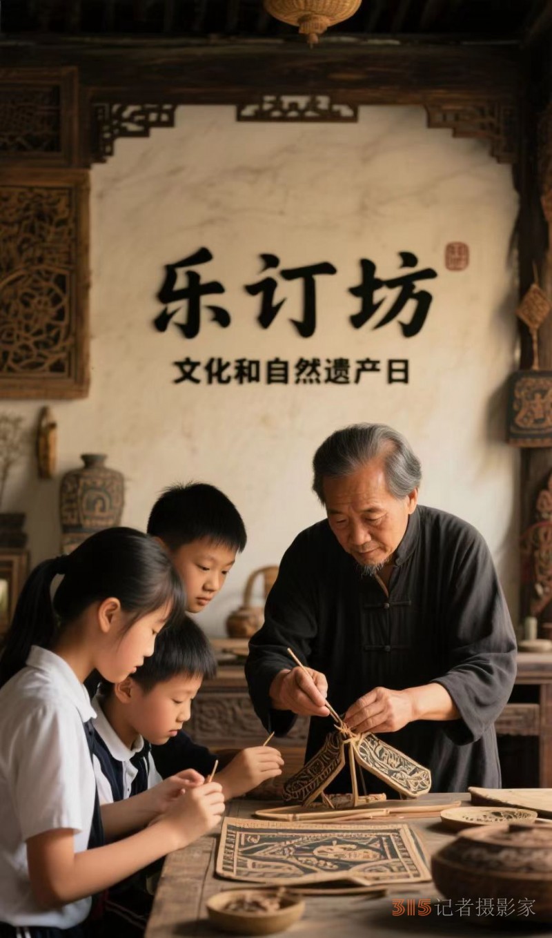 文化和自然遺產(chǎn)日在樂訂坊體驗(yàn)非遺手工