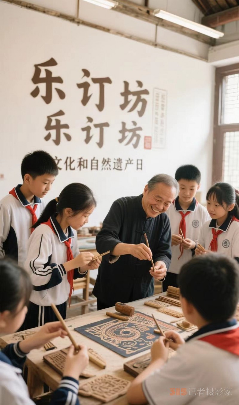 文化和自然遺產(chǎn)日在樂訂坊體驗(yàn)非遺手工