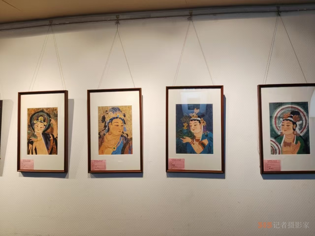 彩墨寄情 藝脈傳承 馬軍李靖師生作品展在淮北舉行